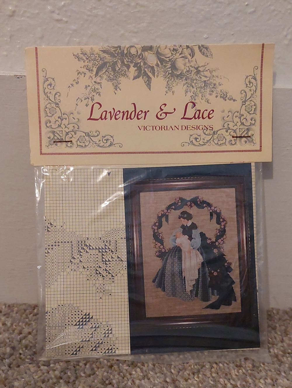 Lavender & Lace "Sweet Dreams" Cross-Stitch Pattern